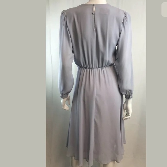 Ursula of Switzerland Draped Midi Shift Dress - Picture 6 of 8